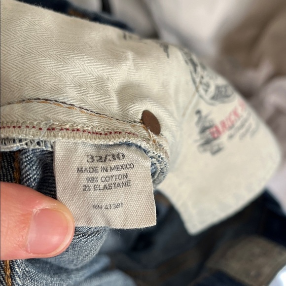 Polo Ralph Lauren Distressed Varick Slim Straight Jeans Elliot Stretch 32/30 - Picture 5 of 10